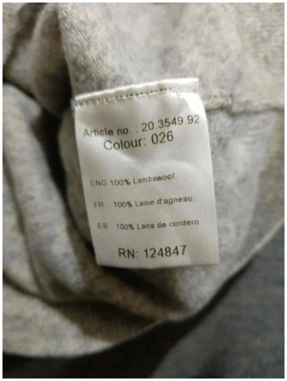 C20 pull gris McGregor W26 – photo 4